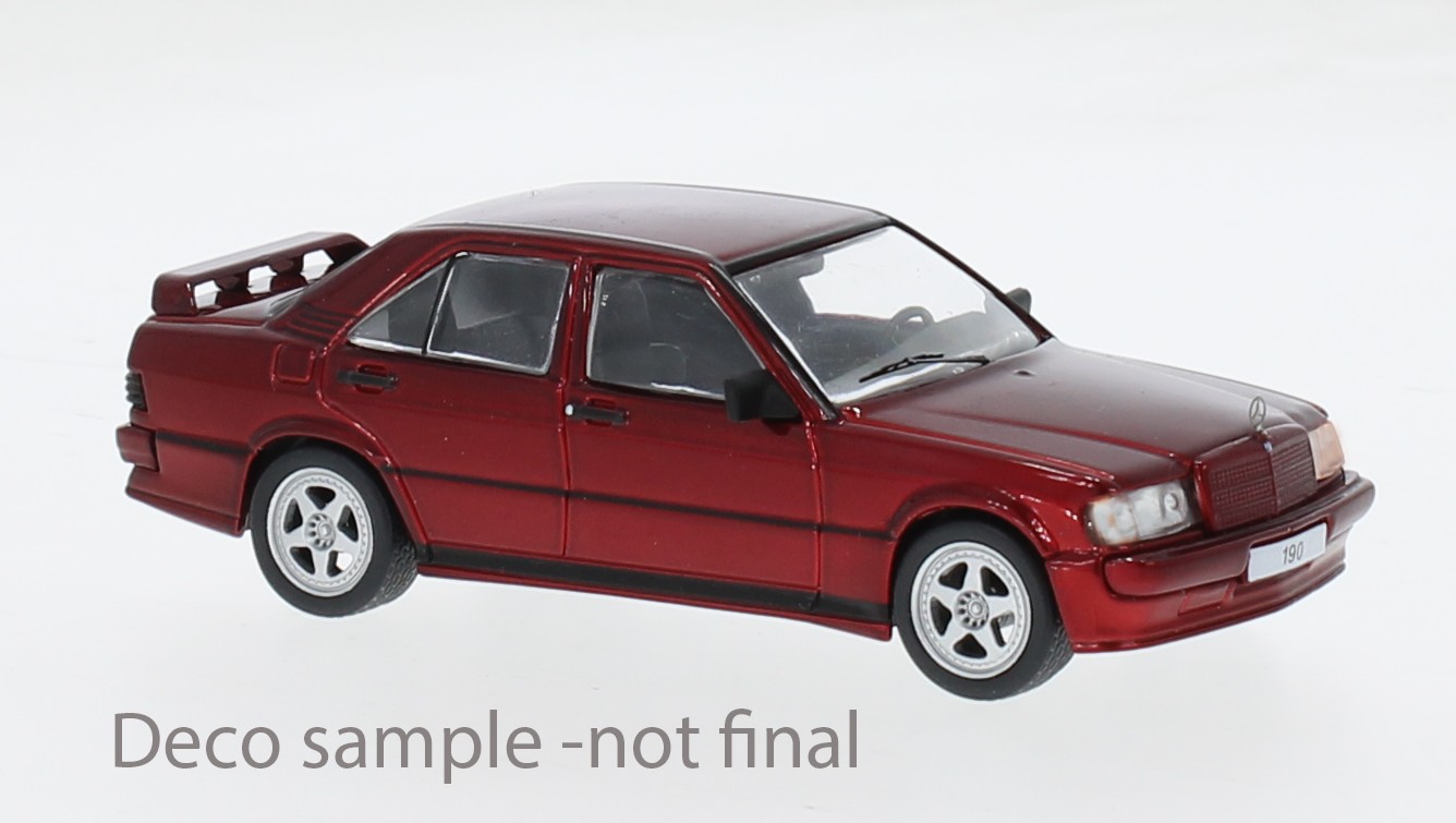 Mercedes-Benz 190E 2.6-16v Custom 1984 Rood - 1:43